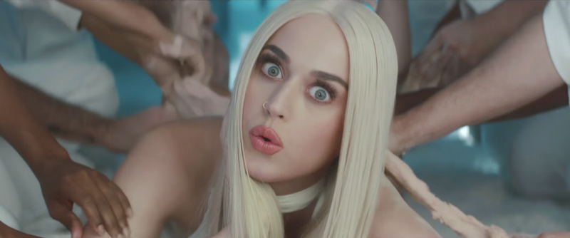Illustration for article titled Katy Perry Brings Her Trademark Subtlety to the 'Bon Appétit' Video